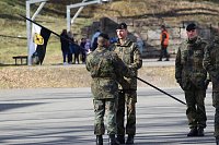 Bild: Verabschiedungsappell von Major Baumbach (Aufkl&auml;rungsbataillons 13 - Standort Gotha) auf dem Jahnplatz in Bad Langensalza