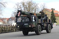 Bild: Verabschiedungsappell von Major Baumbach (Aufkl&auml;rungsbataillons 13 - Standort Gotha) auf dem Jahnplatz in Bad Langensalza