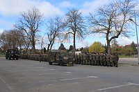 Bild: Verabschiedungsappell von Major Baumbach (Aufkl&auml;rungsbataillons 13 - Standort Gotha) auf dem Jahnplatz in Bad Langensalza