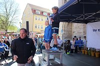 Die Siegerinnen und Sieger über 1000m beim 3-Türme-Lauf in Bad Langensalza Bild: Die Siegerinnen und Sieger über 1000m beim 3-Türme-Lauf in Bad Langensalza