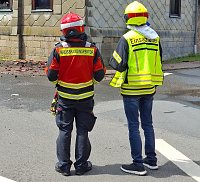 Bild: In Menteroda geriet am Donnerstag ein Wohnhaus in Brand.