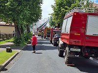 Bild: In Menteroda geriet am Donnerstag ein Wohnhaus in Brand.