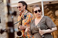 Bild: Lulo Reinhardt & Brise Manouche im Kreuzgang des Augustinerklosters in  Bad Langensalza