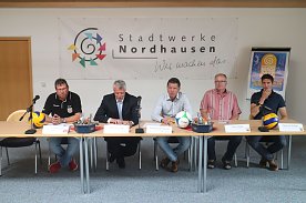 Bild: "Das wird eine Runde Sache" - zur Pressekonferenz erl&auml;uterten die Organisatoren die einzelnen Wettk&auml;mpfe