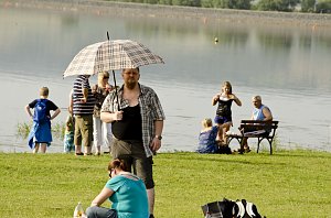 See in Flammen
