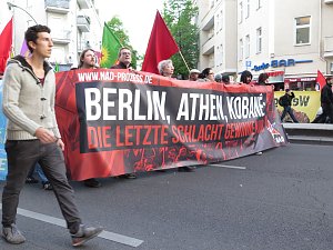 Revolution&auml;re 1. Mai Demo