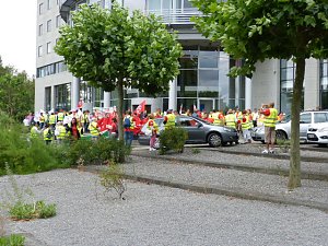 Protest der Besch&auml;ftigten
