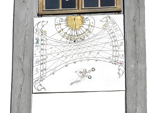 Peter Blei zu Besuch auf Schloss Oranienbaum