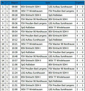Hallencup des BSV Eintracht der E-Junioren