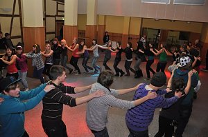 Junge Party im Klubhaus