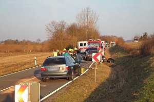 Sechs Menschen bei Unfall verletzt