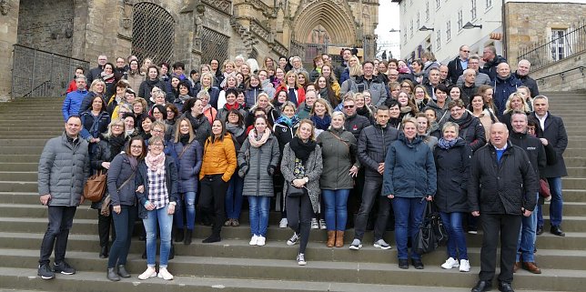 Mit 113 Frauen auf Erlebnistour in Erfurt
