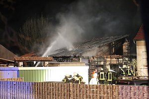 Scheunenbrand in Bollstedt
