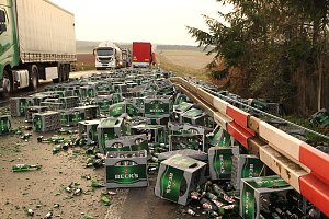 Bierlaster verungl&uuml;ckt