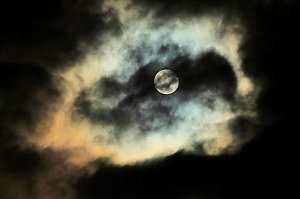 Der Mond über Nordhausen