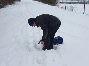 Auf dem 38. Hundertkilometermarsch