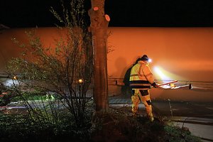 Schwerlasttransport mit Windr&auml;dern