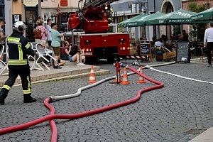 Feuerwehreinsatz in der Innenstadt von Bad Langensalza