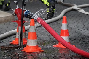 Feuerwehreinsatz in der Innenstadt von Bad Langensalza