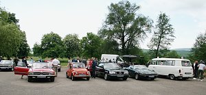 Oldtimer auf Ausfahrt am Kyffh&auml;user