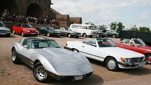 Oldtimer auf Ausfahrt am Kyffh&auml;user