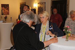 Vernissage imRathaus mit Erken von ann Vrielinck