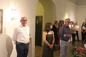 Vernissage imRathaus mit Erken von ann Vrielinck