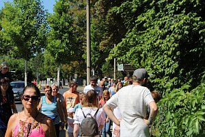 Am Start und an der Strecke des Entenrennens 2022