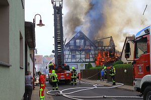 Gro&szlig;brand in Bothenheilingen