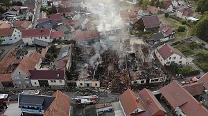 Der Tag nach dem Gro&szlig;brand in Bothenheilingen