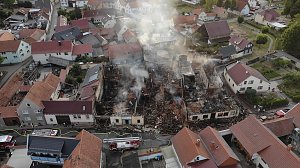 Der Tag nach dem Gro&szlig;brand in Bothenheilingen