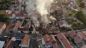 Der Tag nach dem Gro&szlig;brand in Bothenheilingen