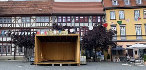 Festvorbereitungen in Bad Langensalza