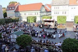 Mit einem phantastischen Spektakel und die Verabschiedung aller Akteure, endete das 28. Mittelalterfest von Bad Langensalza
