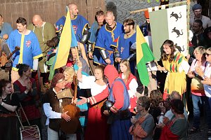 Mit einem phantastischen Spektakel und die Verabschiedung aller Akteure, endete das 28. Mittelalterfest von Bad Langensalza