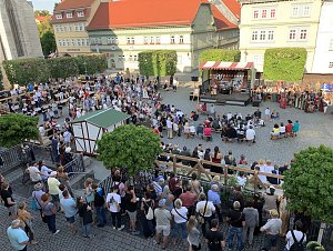 Mit einem phantastischen Spektakel und die Verabschiedung aller Akteure, endete das 28. Mittelalterfest von Bad Langensalza