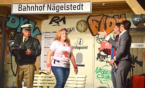 "Es f&auml;hrt kein Zug nach irgendwo" im Bauerntheater N&auml;gelstedt