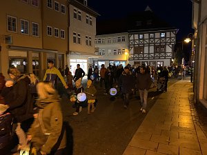 Stimmungsvoller Martinsnumzug in Bad Langensalza