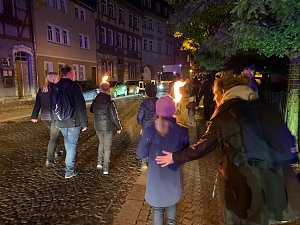 Stimmungsvoller Martinsnumzug in Bad Langensalza