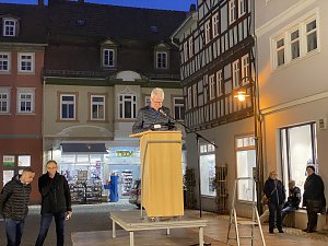 Dritte Kundgebung gegen die Energiepolitik der Bundesregierung in Bad Langensalza 