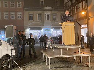 Dritte Kundgebung gegen die Energiepolitik der Bundesregierung in Bad Langensalza 