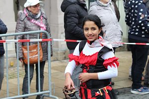 ZUm Karnevalsumzug zog es viele Jecken in die Stadt Bad Langensalza