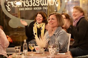 Konzert des Duoa "Feinstimmig" in Caf&eacute; Schwesterherz in Bad Langensalza