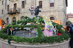 Fr&uuml;hjahrsputz am Bad Langensalzaer Rathaus