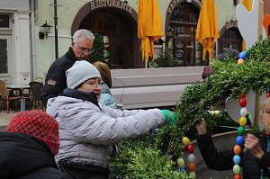 Fr&uuml;hjahrsputz am Bad Langensalzaer Rathaus