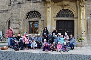 Fr&uuml;hjahrsputz am Bad Langensalzaer Rathaus