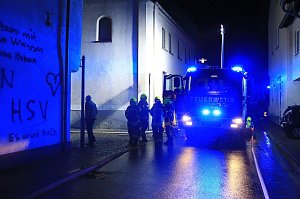 Geb&auml;udebrand in Schlotheim
