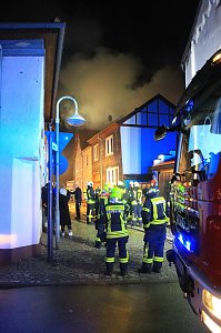 Geb&auml;udebrand in Schlotheim