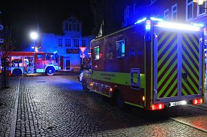 Geb&auml;udebrand in Schlotheim