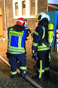 Geb&auml;udebrand in Schlotheim
